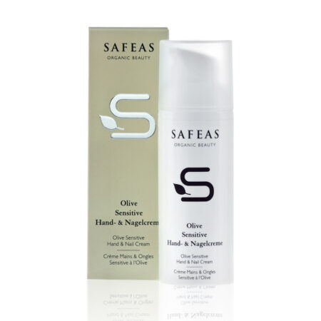 SAFEAS Olive Sensitive Hand- und Nagelcreme für strapazierte Hände und brüchige Nägel